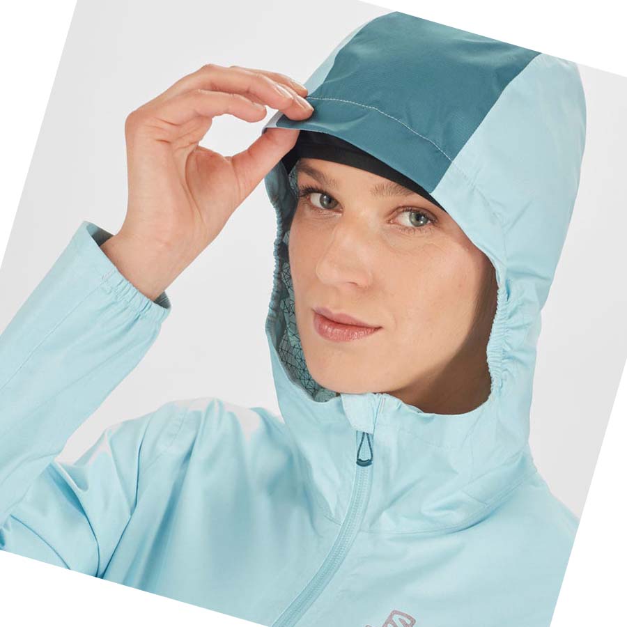 Chaquetas Salomon BONATTI WATERPROOF Mujer Verde Menta | MX 2477DFM